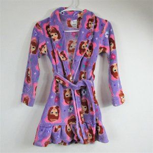 DISNEY PRINCESS ROBE Belted with Bottom Ruffle 6